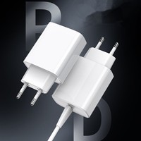 Adaptateur secteur compact portable avec double prise US EU UK, chargeur mobile 35 W, chargeur intelligent 35 W, chargeur super rapide 35 W, chargeur 35 Watt
