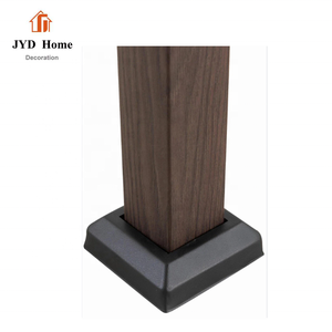 JYD copertura di Base <span class=keywords><strong>in</strong></span> <span class=keywords><strong>ferro</strong></span> stampato di facile installazione adatta a Base piatta per palo di recinzione da 9/16 "per la vendita calda del pilastro da 9/16" - Product Image 6