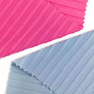 批发便宜的9*5棉触摸罗纹纺织品TELAS涤纶氨纶拉伸面料TELAS女装 - Product Image 4