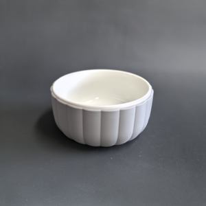 Ensemble de bols de service en porcelaine polie mignons et tendance 2025 avec manchon en silicone, écologiques pour les repas des enfants - Product Image 5