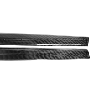 Minigonne laterali in vera fibra di carbonio per <span class=keywords><strong>BMW</strong></span> serie <span class=keywords><strong>4</strong></span> F32 F33 F36 sportive 2014-2019 MP stile auto in fibra di carbonio F32 F33 F36 gonna laterale - Product Image 3
