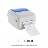 Impresora de Etiquetas de Código de Barras Térmica Directa HQ480B con Soporte POS para Interfaz, 1 Año de Garantía, 203DPI, Compatible con SDK, en Stock
