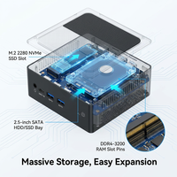 Nouvel ordinateur de bureau mini PC Intel Alder Lake N95 N100 N150, ordinateur de poche, RJ45, DDR5, DDR4, Wifi, jeux, divertissement, bureau