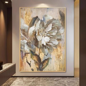 Pittura originale del <span class=keywords><strong>giardino</strong></span> su tela 3D Texture verde <span class=keywords><strong>arte</strong></span> della parete colorata pittura del fiore soggiorno verde verde verde verde verde verde verde acqua <span class=keywords><strong>arte</strong></span> floreale - Product Image 2