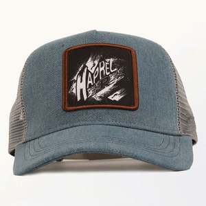 Gorras de camionero personalizadas al por mayor de 5 paneles con diseño de animales, bordado, parche tejido, logotipo, malla, cierre a presión, alta calidad, unisex - Product Image 2