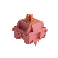 Akko Rosewood Switch Linear 45pcs Cherry MX Compatible Stem Fits Most Keycaps Low-pitched Typing Voice Switch