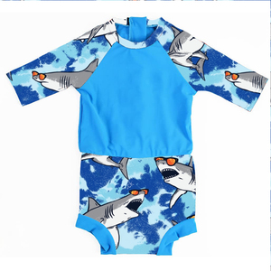Venta caliente Bebés Pañal feliz Traje de neopreno Traje de baño infantil Niño Traje de neopreno para nadar - Product Image 5