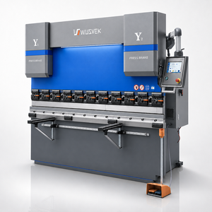 Presse plieuse CNC 70T 2500mm à double servo 2+1 axes pour tôles, Delem TP10S OEM, Aluminium Schneider Electric CE ISO CNC - Product Image 1