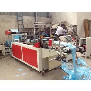 Automática de plástico Pe delantal haciendo máquina de rollo u hoja