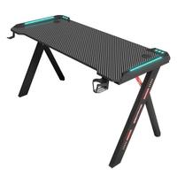 Venta al por mayor ajustable negro Gaming Desk robusto Home Office escritorio de trabajo con colores opcionales para Gamer mesas y computadora de escritura