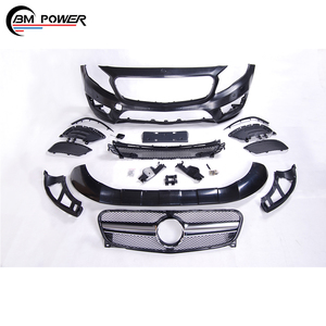 Kit Carrozzeria <span class=keywords><strong>GLA</strong></span> Classe <span class=keywords><strong>X156</strong></span> Stile GLA45 per GLA200 GLA220 GLA260 a GLA45 Paraurti Anteriore Paraurti Posteriore - Product Image 2