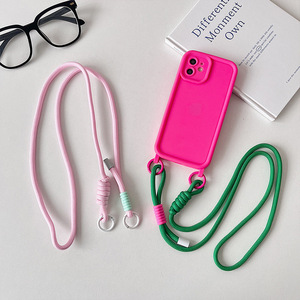 Cuerda colgante <span class=keywords><strong>de</strong></span> poliéster resistente y duradera, correas <span class=keywords><strong>de</strong></span> teléfono móvil asegurables <span class=keywords><strong>de</strong></span> fácil extracción para mujeres y hombres, fundas <span class=keywords><strong>de</strong></span> teléfono compatibles con teléfonos - Product Image 2