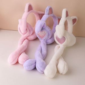 Nouveauté Hiver : Cache-oreilles Rétractables en Peluche Ultra Douce avec Oreilles de Lapin pour Bébés, Enfants et Femmes - Product Image 5
