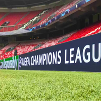 Périmètre de terrain de football de stade de sports de plein air Smd P6 P8 P10 Écran d'affichage LED publicitaire polychrome