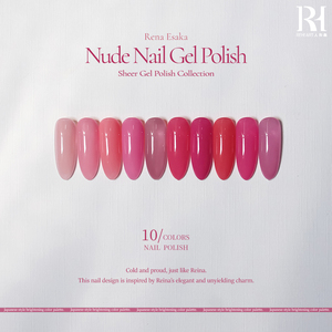 REHEART Vernis à ongles <span class=keywords><strong>gel</strong></span> professionnel transparent rose UV 10ml, <span class=keywords><strong>gel</strong></span> souple <span class=keywords><strong>semi</strong></span>-<span class=keywords><strong>permanent</strong></span>, finition verre, brillance longue durée - Product Image 1