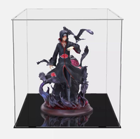 Vitrina Acrílica Personalizada Moderna, Transparente, a Prueba de Polvo, Desmontable, con Diseño Cúbico para Figuras, Fácil de Ensamblar