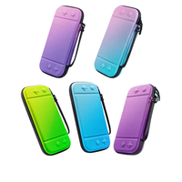 Nouvelle coque de protection rigide imperméable en EVA avec dégradé de couleurs personnalisé, fermeture à glissière pour console de jeu DS