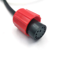 Connecteur sous-marin MCBH12M-MCIL12F mâle/femelle en acier inoxydable, prise de câble SUBCONN pour eaux profondes, connecteur étanche pour ROV