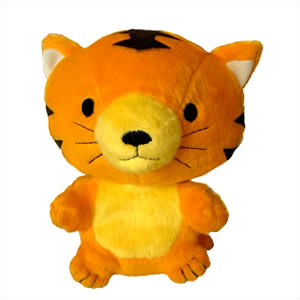 ตุ๊กตาเสือจิบิสุดน่ารัก ของเล่นตุ๊กตาสัตว์นุ่มนิ่มสำหรับทุกวัย ของขวัญและของตกแต่งสุดน่ารัก - Product Image 3