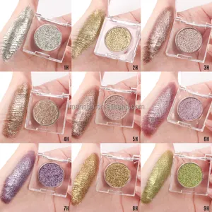 Duy nhất siêu Shinny kim cương Highlighter Vegan kim cương kim loại Eyeshadow Sparkle tùy chỉnh long lanh Eyeshadow