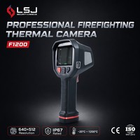 Caméra thermique de lutte contre les incendies LSJ F1200 1200 ° Caméra thermique portable WiFi IP67 TIC 640x512 pour la recherche de personnel de secours incendie