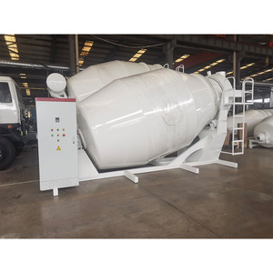 Mezcladora de Concreto Eléctrica Móvil de 10 M3 de Alta Potencia con Motor, Caja de Cambios y Bomba, Equipo de Construcción Eficiente y Ecológico - Product Image 3