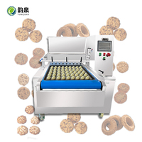 Machine de découpe de biscuits et de remplissage automatique de gâteaux à haute productivité Servo PLC, capacité de 300 kg/h