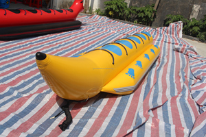 Barco de plátano inflable personalizado 5 personas pez volador inflable para surfear - Product Image 3