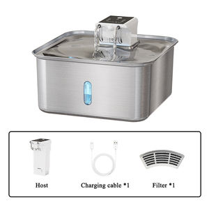 Il 7L di grande capacità Wireless intelligente ricarica Pet in acciaio inox distributore di acqua ciotola per bere per cani e gatti - Product Image 6