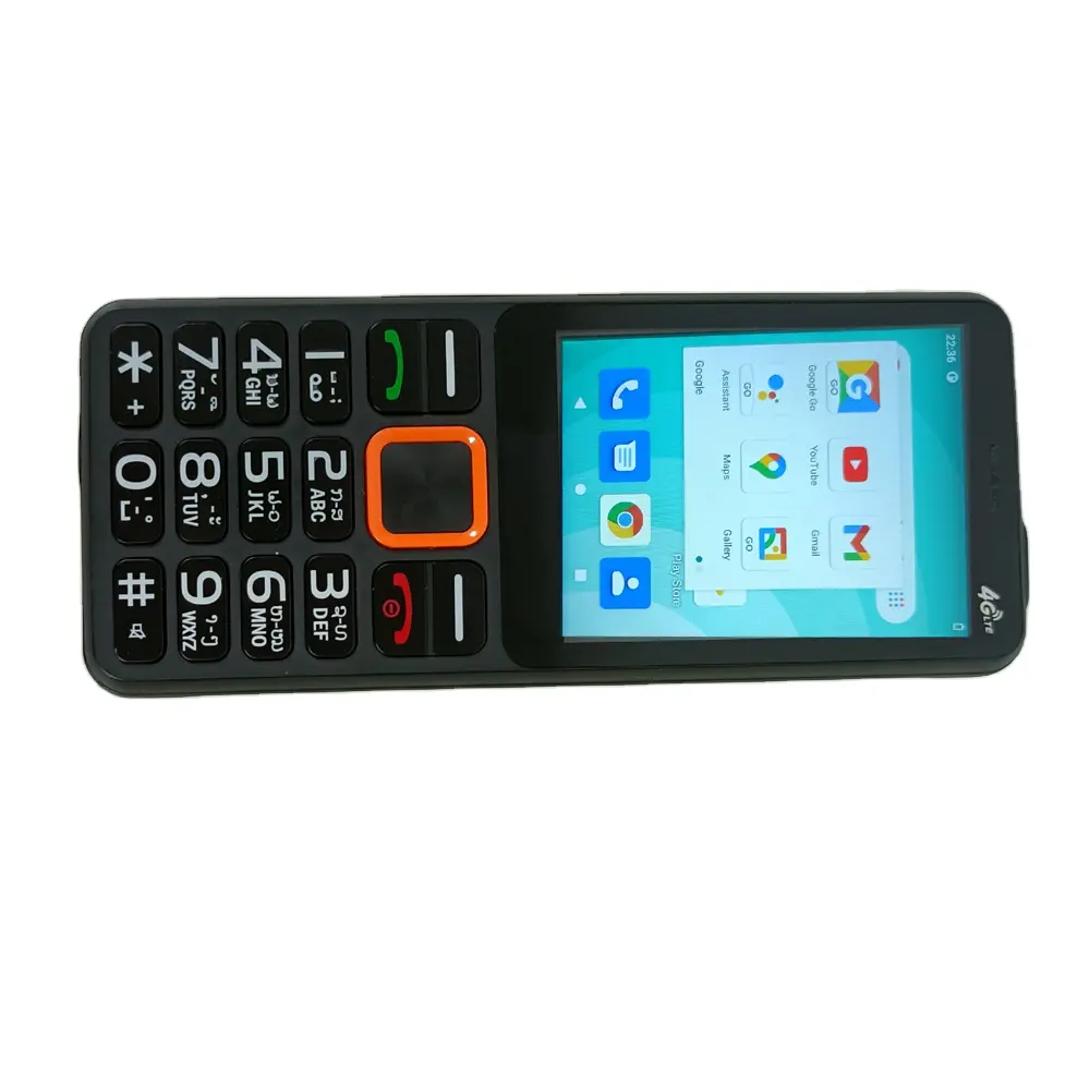 ที่กำหนดเอง ODM ซิมคู่4G แป้นพิมพ์ Android ปุ่มกดโทรศัพท์มือถือมี VoLTE ปุ่มกดสมาร์ทโฟนที่ดีที่สุดพร้อมปุ่มกดบันทึกการโทรสมาร์ทโฟน