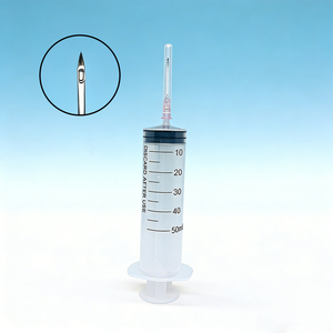 Aguja Mezcladora Desechable de Acero Inoxidable con Jeringa <span class=keywords><strong>para</strong></span> Uso Médico, Diseño con Orificio Lateral - Product Image 2