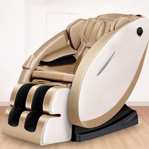 Fauteuil de massage A5S sans rail, zéro gravité, rouleaux pour le corps entier, massage des pieds, noir et or, à brancher, pour usage domestique - Product Image 2