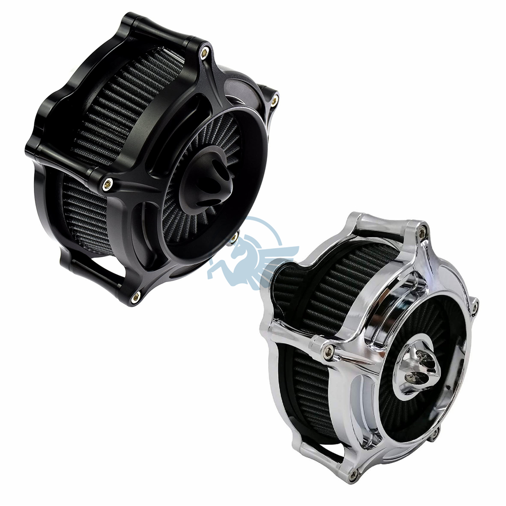 CNC шип турбинный воздухоочиститель фильтр для Harley touring CVO Street Bob Ultra Electra glide Road King Softail Dyna X48