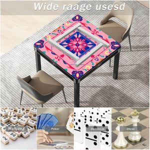 Classic Pink Floral Yoga Mat Eco-Friendly Non-Slip Textile Design All Seasons Universal Use - Product Image 4