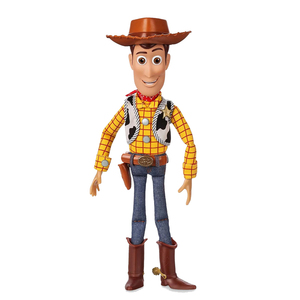 Statua Moderna a Grandezza Naturale del Personaggio Sheriff Woody in Rete Rossa, Modellino in Plastica Impermeabile per Casa - Product Image 1