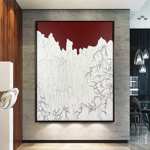 Decorazioni <span class=keywords><strong>per</strong></span> la <span class=keywords><strong>casa</strong></span> incorniciate a mano materiali misti opere d'arte paesaggio astratto pittura 3D <span class=keywords><strong>montagna</strong></span> intagliata arte della parete <span class=keywords><strong>in</strong></span> legno - Product Image 3
