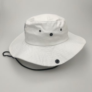 Chapeau seau en coton avec logo brodé Chapeau seau unisexe à large bord personnalisé <span class=keywords><strong>de</strong></span> haute qualité Pêcheur <span class=keywords><strong>de</strong></span> couleur unie pour femmes et hommes - Product Image 5