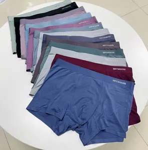 Hochwertige nahtlose Herren unterwäsche 60/80er Jahre Modal Baumwolle Herren Boxershorts Lager Unterwäsche Großhandel