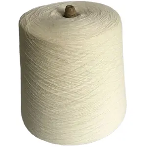 Import India USA Poli Supima Spindle Compact Exporter Yarn 100% Cotton 10s 20s 60s 80s Ne 30 Cotton Dk Knitting Carded Yarn