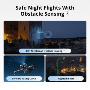 Mini 5 Pro Fly More Combo Plus RC 2, Dron de Fotografía Aérea con Resistencia al Viento de 12 m/s para Grabación en Campo y Vídeos de Viajes - Product Image 6