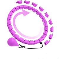 Dropshipping Shopify Fulfillment Agent 2025 Portable Women Smart Exercise Weighted Sports Fitness Circle Hoops
