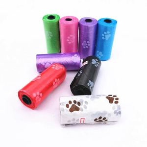 Sacs à déjections canines biodégradables écologiques en plastique, épaissis, non toxiques, super mignons, pour le tourisme en extérieur, vente directe usine - Product Image 1