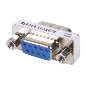 D-Sub <b>9</b>-Pin Male To Female Metal Gender Changer Adapter - Product Image 1