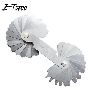 Chuyên nghiệp bán kính R1-7 đo chính xác thép không gỉ lõm lồi hồ quang công cụ đo lường - Product Image 1