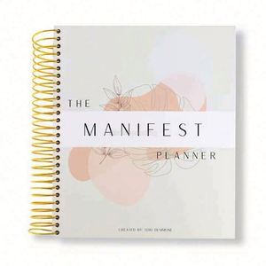 <b>Custom</b> Logo 2025 A5 Pink Spiral Weekly Monthly Manifestation Goal <b>Diary</b> Journal Planner Agenda Notebook - Product Image 3