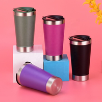 Gobelets isothermes personnalisés de 600 ml (20 oz) pour boissons, écologiques, lavables au lave-vaisselle, de qualité supérieure, pour boissons chaudes ou froides, idéaux comme souvenirs.