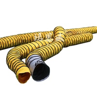 8 pouces taille personnalisée isolation thermique haute température conduit d'air isolation flexible conduit d'isolation