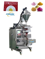 Machine de remplissage et de scellage automatique à deux sacs, à commande PLC, avec découpe virtuelle, pour poudre alimentaire et protéine, sur mesure