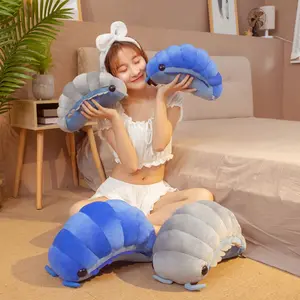 Wholesale Custom Simulated Insect Stuffed Animal Soft Toys Plush Caterpillar Pillows