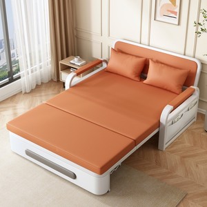 Ghế <span class=keywords><strong>sofa</strong></span> giường gấp đôi chức năng, mới, nhỏ gọn, dành cho người lớn, có thể kéo dài, phòng khách, giường đơn, ban công, đa năng - Product Image 1